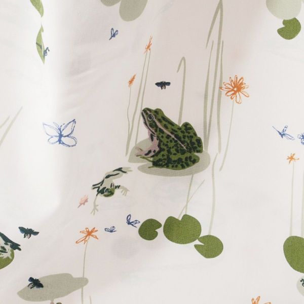 Baumwolle Frösche Teich Seerosen – Lilliput by Sharon Holland