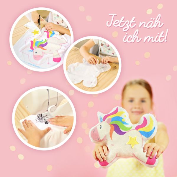 Kullaloo Nähset EINHORN LADY LU – Nähset für ein Kuscheltier super easy
