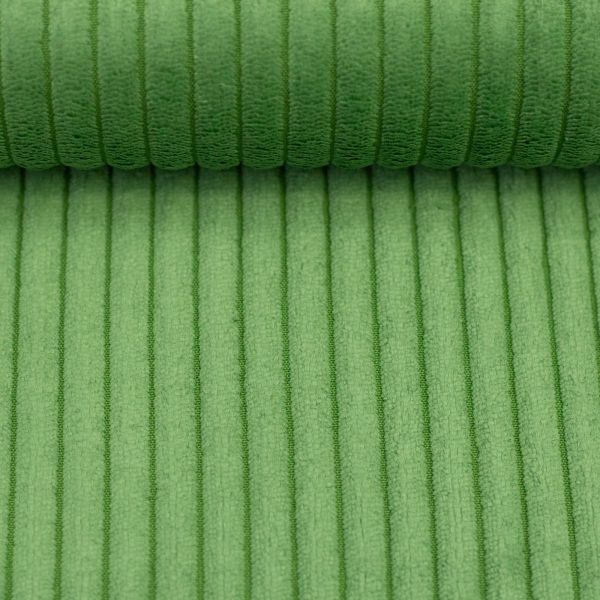 Breitcord Wanja Pfefferminze grün – frischer Cord Samt für Möbel & Taschen