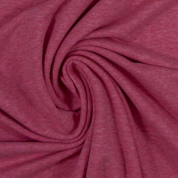 Jersey uni beere pink meliert - Baumwolljersey VANESSA Melange von Swafing