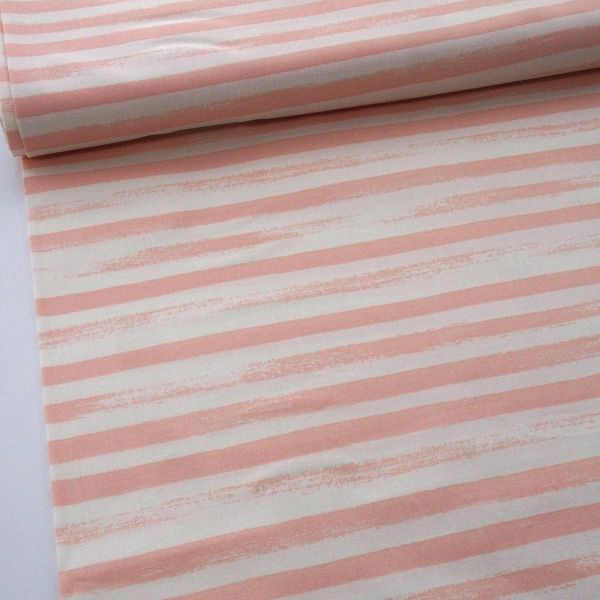 Baumwolle Streifen altrosa lachs - ZIP! by Rashida Coleman Hale
