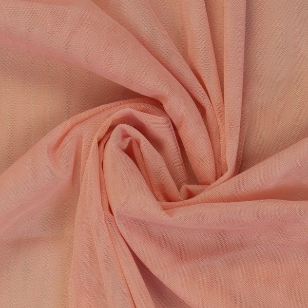 Softtüll in apricot - weicher feiner Tüll für Ballerina Petticoat Schultüte Brautmode & Deko