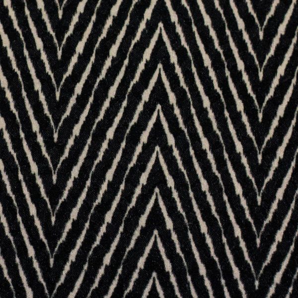 Viskose Kleider & Hosenstoff Chevron braun schwarz - Serie Viven von Swafing