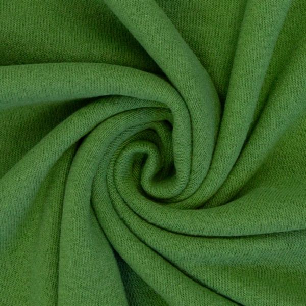 Bono Strickstoff Avocado grün – Baumwollmix Made in Italy