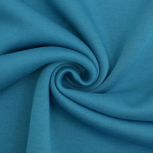 Neoprene Scuba Sweat türkis blau aus der aktuellen Fibre Mood Kollektion