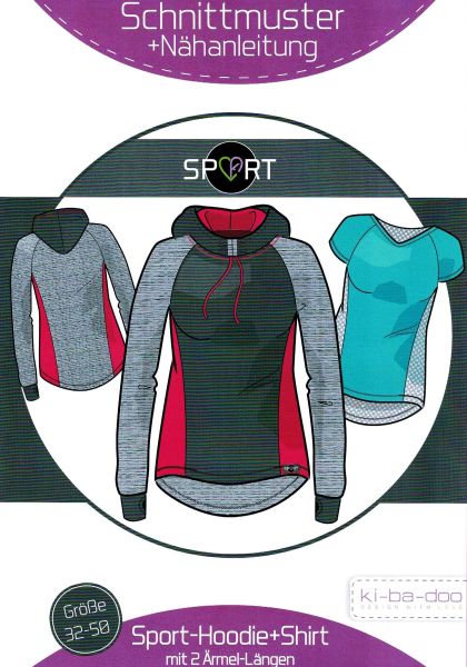 Schnittmuster SPORT Hoodie Shirt von KiBaDoo