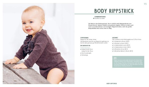 HEJ. Minimode – Kleidung nähen für Babys und Kleinkinder in Gr. 50-104 von Jules Naht