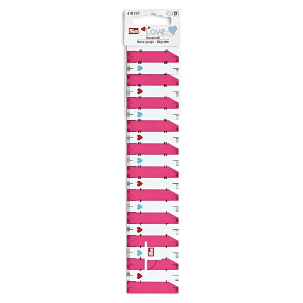 Prym Handmaß Love Edition pink – 23x4,5cm Lineal