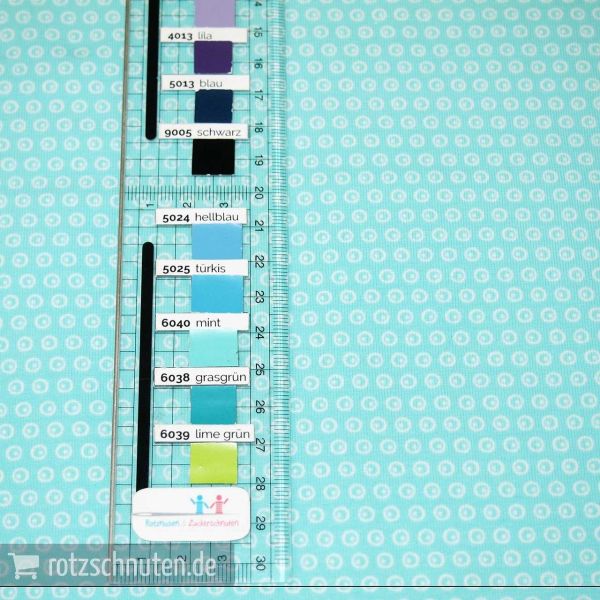 Bio Baumwolljersey Stoffonkel - Kuller mint grün