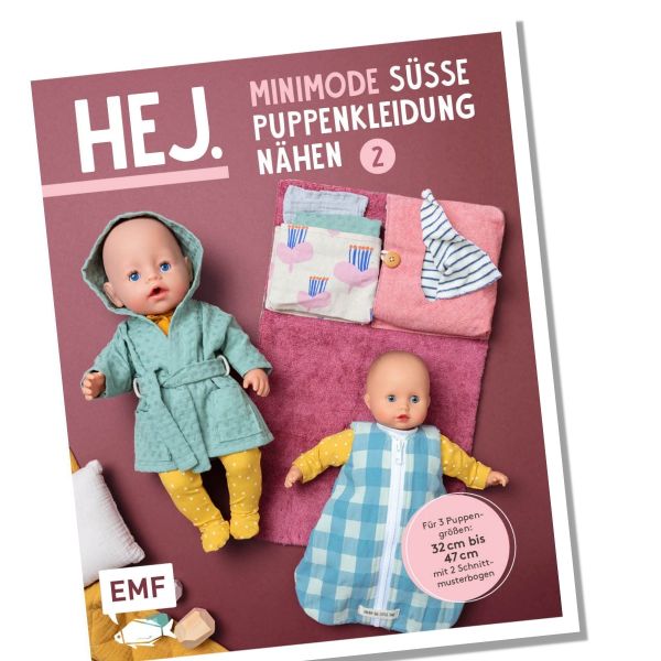 HEJ. Minimode Süsse Puppenkleidung nähen 2.0 von 32-47cm von Lotteundludwig