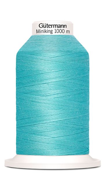 Nähgarn mint Fb. 0192 - 1000m Miniking Allesnäher Garn von Gütermann - Nähseide für Overlock Coverlock