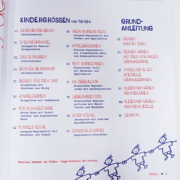 Nähen mit JERSEY - KINDERLEICHT! für Babys & Kids von 0-8 Jahren von Pauline Dohmen