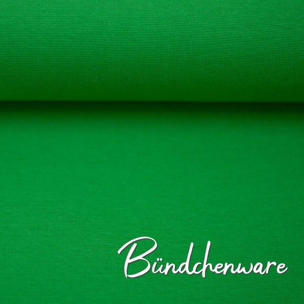 Bündchen glatt im Schlauch grasgrün - HEIKE von Swafing Kollektion FS25