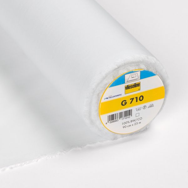 Vlieseline G710 weiß – leichte Gewebeeinlage aus Baumwolle