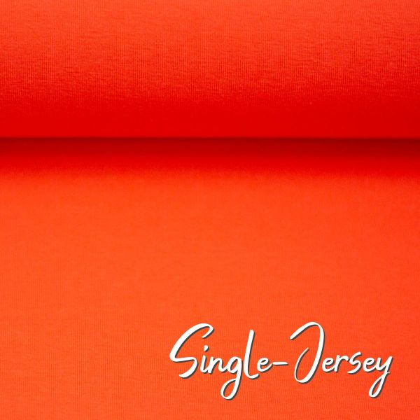 Single Jersey orangerot - Baumwolljersey VANESSA von Swafing Kollektion FS25