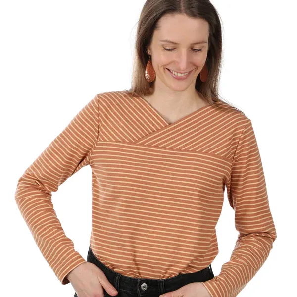 Schnittmuster FRAU YOLA • Shirt mit Passe von Studio Schnittreif • Gr. XS-XXL
