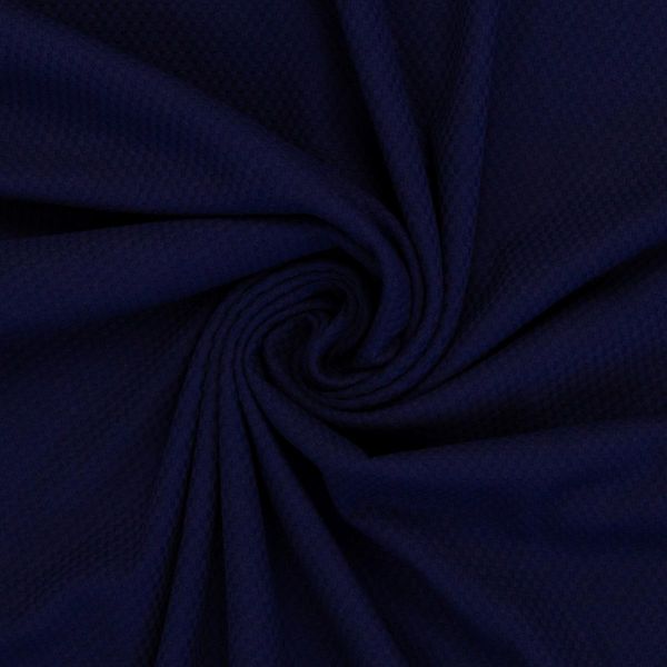 Strukturjersey Emilia von Swafing in dunkelblau - Ökotex 210g