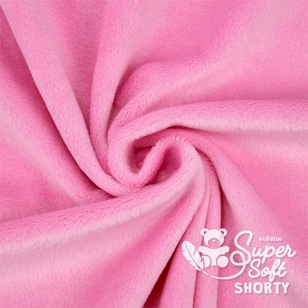 Kullaloo Plüsch SuperSoft Shorty rosa - Silky Minky Kuschel Nicki 100x75cm