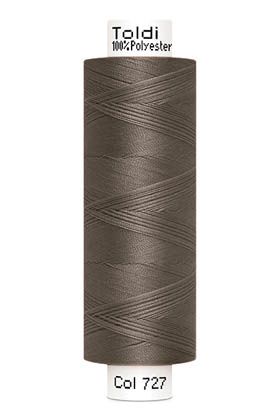 großes Rolle Nähgarn khaki Fb. 727 - 500m Gütermann Allesnäher - Toldi Nähseide