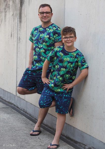 Jersey Reptilien Look Chamäleon Haut grün - Into the Wild by Thorsten Berger