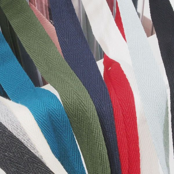 Twill Tape Köperband oliv grün 2cm breit – Nahtband Einfassband Saumband Gurtband-Copy