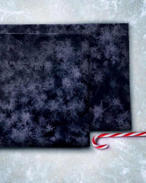 Ho HO HO Santa Snow blau - XMAS VIBES by Thorsten Berger – 85cm Panel French Terry