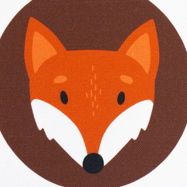 DIY Nähset Turnbeutel Fuchs von Käselotti - Tierbeutel Panel 75x150cm