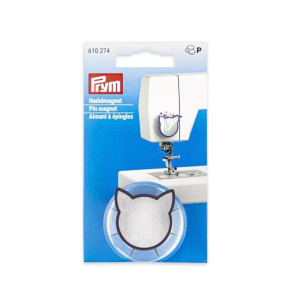 Nadelmagnet Katze für deine Nähmaschine - mit Saugnapf magnetisch