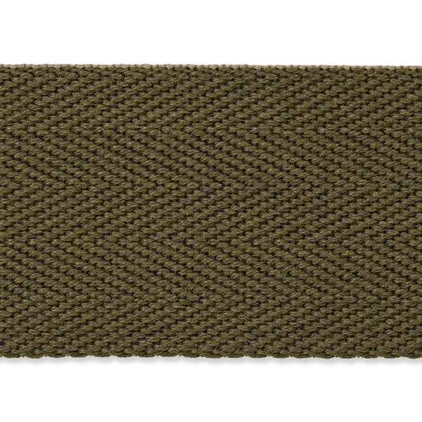 Gurtband Retro 4cm breit dunkles oliv - Taschenhenkel Gürtel Taschengurtband