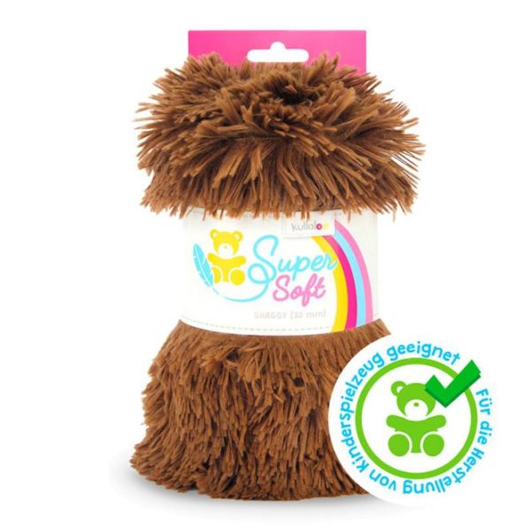 Kullaloo Zottel Shaggy braun – Langhaarplüsch 100x75cm