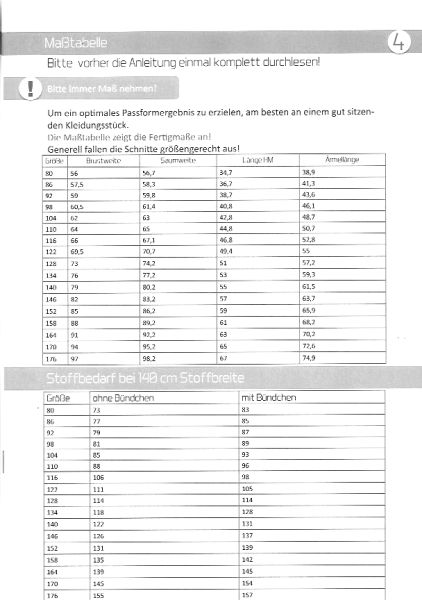 Schnittmuster Raglan Hoodie Mico von KiBaDoo