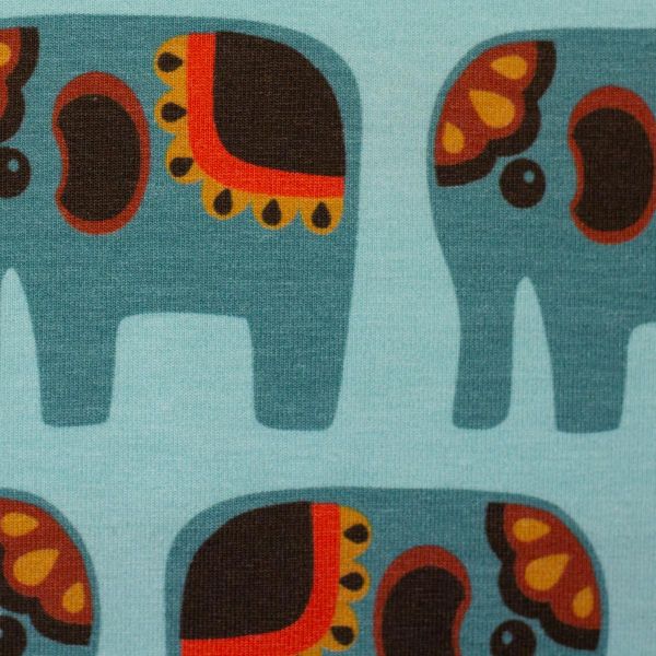Jersey Retro Elefanten türkis - Gigantito by Bienvenido Colorido