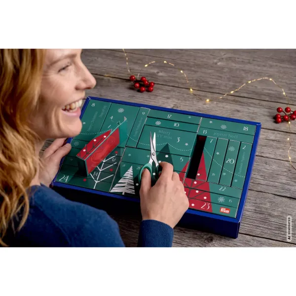 Prym DIY Adventskalender 2026 – 24 kreative Überraschungen für 8 Handarbeitsprojekte