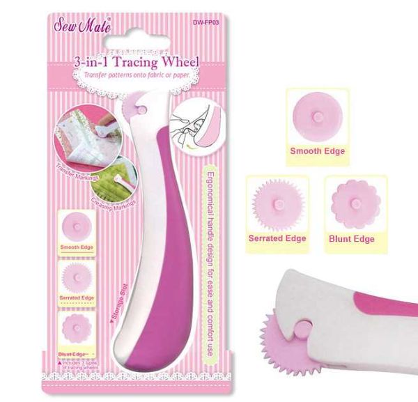 Kopierrädchen Zackenrädchen 3in1 tracing wheel