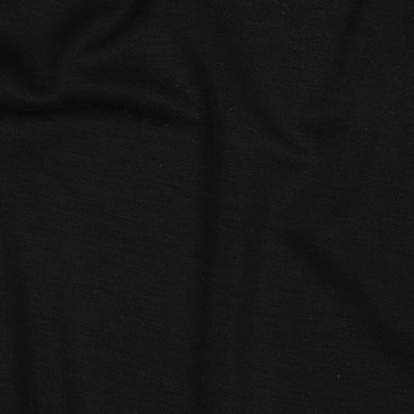 Scuba Jersey schwarz - Modaljersey mit etwas Stand