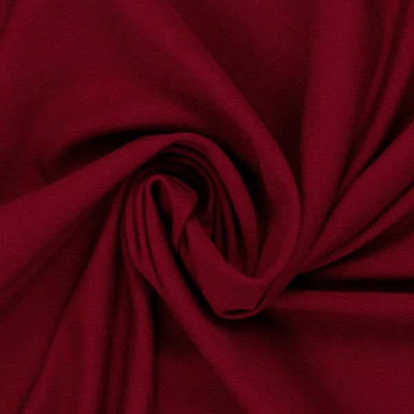Jersey uni dunkelrot – Baumwolljersey bordeaux Vanessa von Swafing