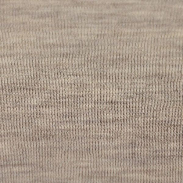 Weicher dünner Merinostrick in beige sand meliert - 100% Schurwolle Merino Strickstoff von Swafing