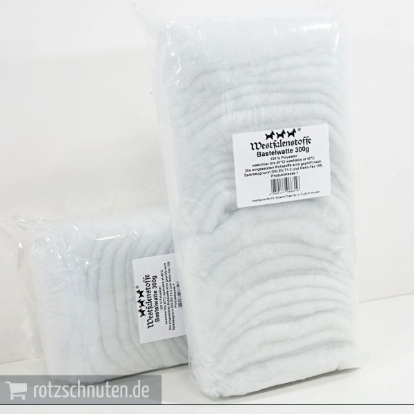 300g Füllwatte Füllmaterial Polyester von Westfalenstoffe