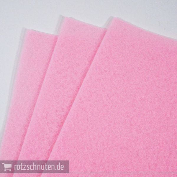 Bastelfilz rosa A4 20x30cm – Folia Filz feine Wollqualität