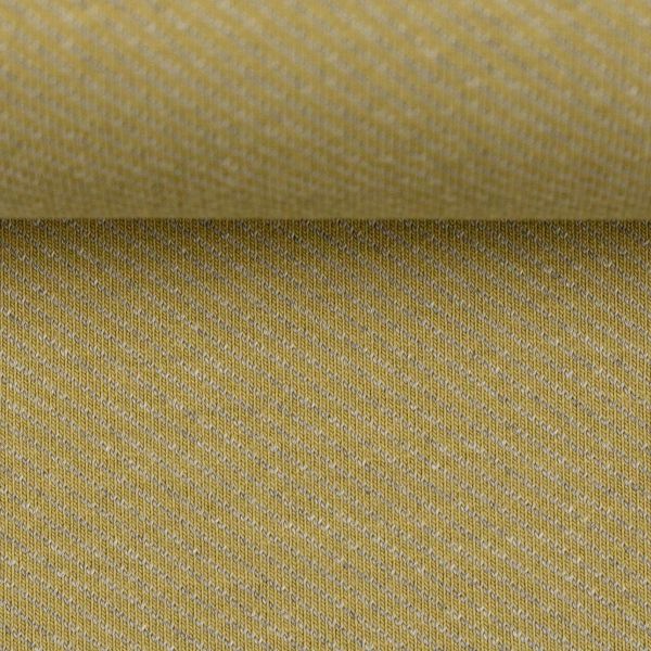 Jacquard Jersey diagonale Streifen khaki oliv – Serie Serge von Swafing