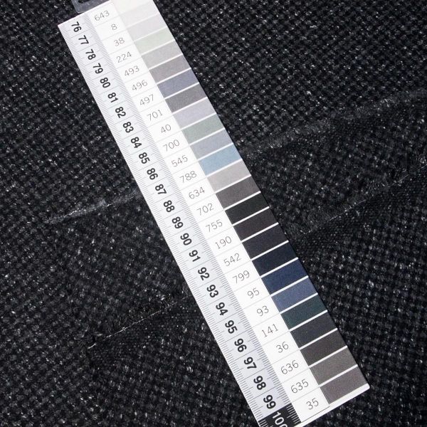 Wollstoff für Jacken Mäntel Röcke Ponchos - Wolle Mix Alberto anthrazit grau