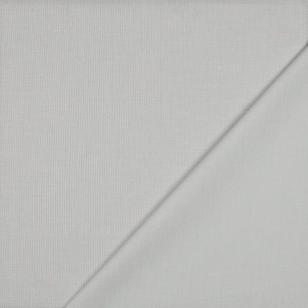 Baumwollstoff uni hellgrau - Baumwolle Popeline – Cotton Poplin light grey
