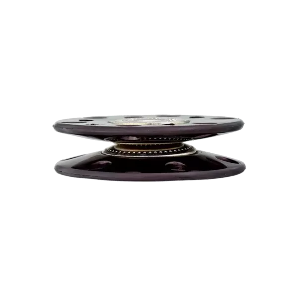 Druckknopf schwarz 20 mm zum Annähen Polyamid Metall