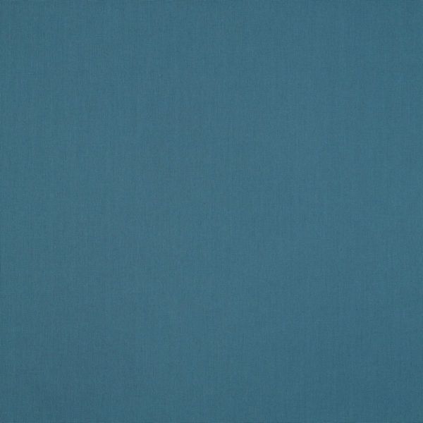 Baumwollstoff uni blau - Baumwolle Popeline – Cotton Poplin blue