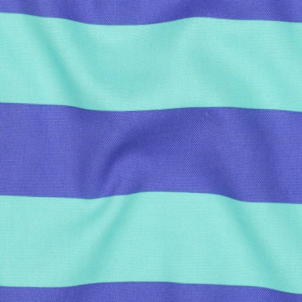 Baumwolle Canvas breite Streifen mint blau – Dekostoff für Taschen & Kissen Blockstreifen