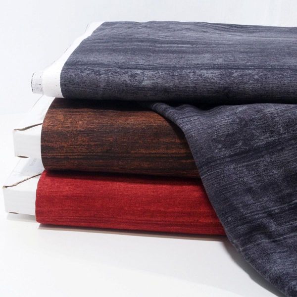 Baumwolle Holzoptik braun - espresso washes wood