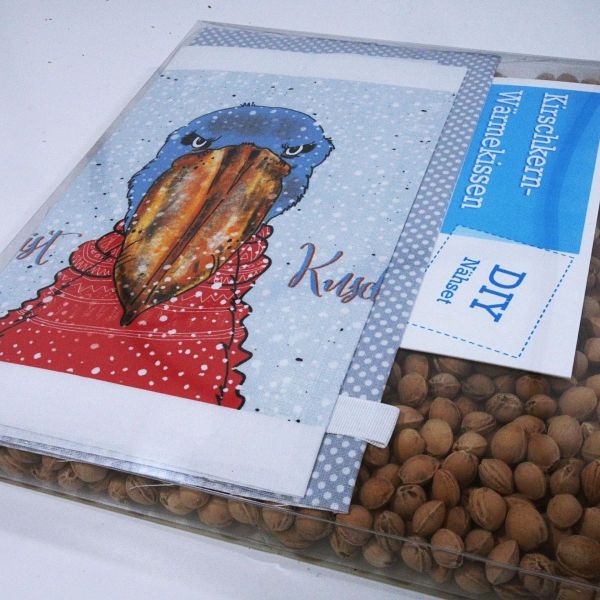 Näh dir ein Kirschkernkissen • Schnabeltier • Nähpaket für ein Wärmekissen • DIY Nähset KiKeKi für Nähanfäng