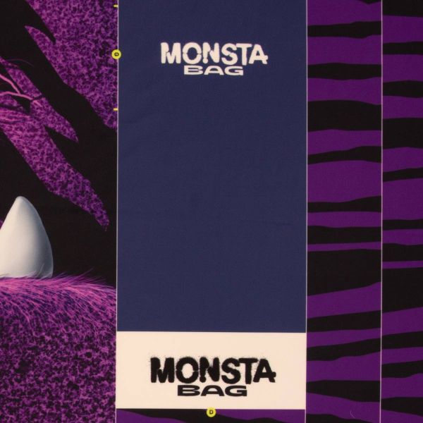 Monsta Bag DIY Panel violett für eine Tasche • Design Thorsten Berger by Swafing