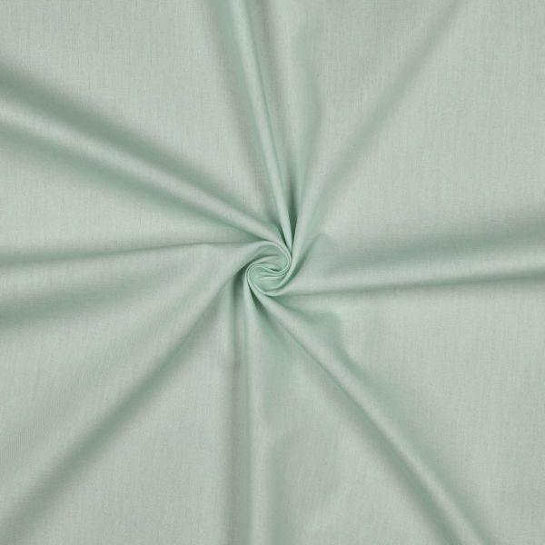 Baumwollstoff uni hell mint- Baumwolle Popeline – Cotton Poplin light mint
