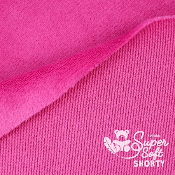 Kullaloo Plüsch SuperSoft Shorty pink - Silky Minky Kuschel Nicki 100x75cm